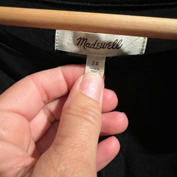 Madewell Drapey Crewneck Tee - Picture 3 of 4